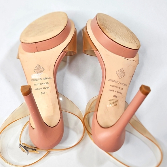 Antonio Melani Kat in Glam Nude Ankle Strap Nude/Blush Sandals Size 6 - Picture 7 of 9